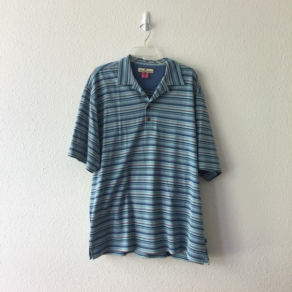 Tommy Bahama Short Sleeve Silk Shirt Size XL